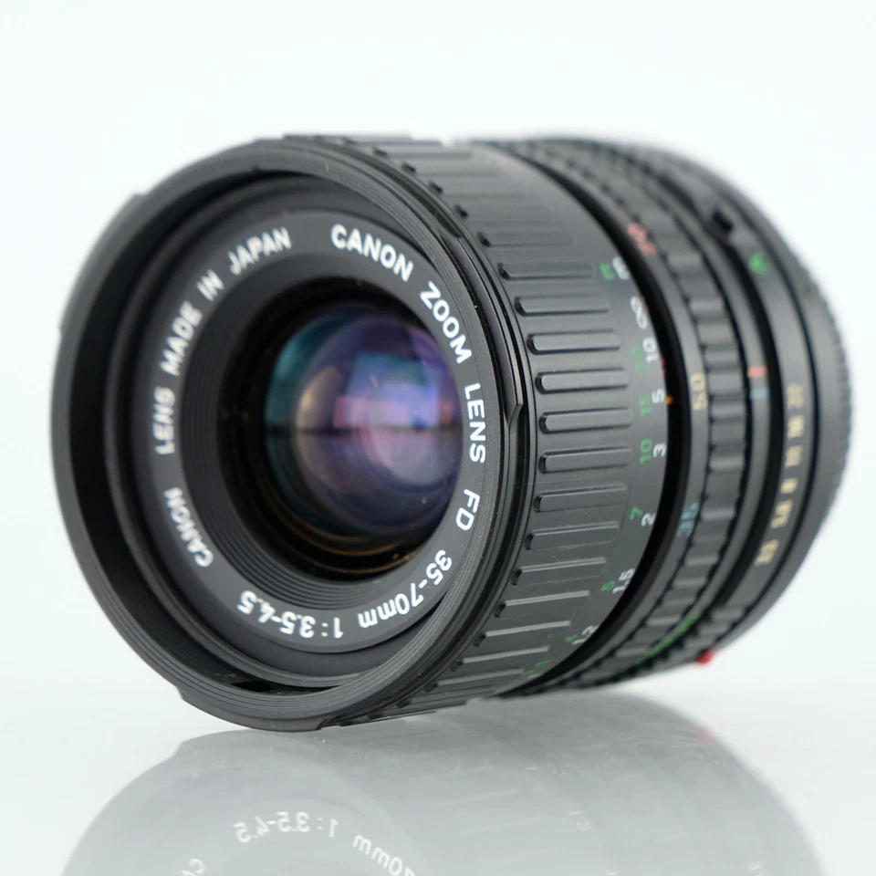 Canon FD 35-70mm f/3.5-4.5 Zoom Lens Manual Focus SLR Film Camera Prime Japan Vi - Image 3 of 4