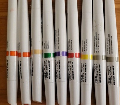 Windsor & Newton Pigment Marker 9 pieces 
