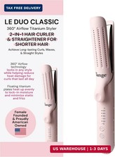 L'ANGE HAIR Le Duo Standard 360 Airflow 2 in 1 Straightener and Curler 1 Inch