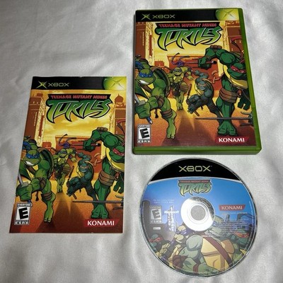 Teenage Mutant Ninja Turtles (Microsoft Xbox, 2003) CIB Tested Manual & Case
