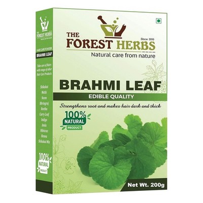 The Forest Herbs Brahmi Pulver Für Versorgt Und Weich Haar 200g