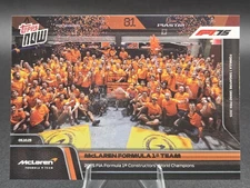 McLaren F1 Team 2025 Constructors Champions Topps Now Formula 1 #66 *In Hand*
