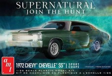 AMT Supernatural 1972 Chevy Chevelle 1/25 Scale Model Kit New Toy