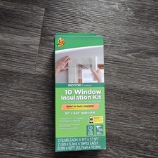 Duck Indoor 10 Window Insulation Kit 62 inch x 420 inch wide Total Rolled Film