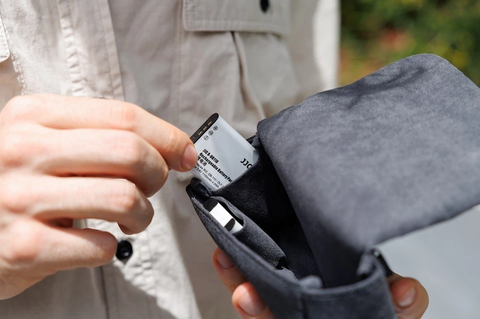 Bolsa para tarjeta de batería de cámara para Ricoh GR IV III Panasonic DC-ZS99 TZ99 Foto 4 de 4