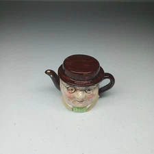 VTG Artone Small Character Toby Jug Two Face Tea Pot Hand Painted England