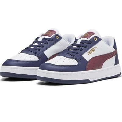 PUMA Caven 2.0 PS Block Lace Up Youth Boys White Sneakers Casual Shoes (393838)