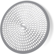 Shower Drain Hair Catcher/Strainer/Stainless Steel and Silicone