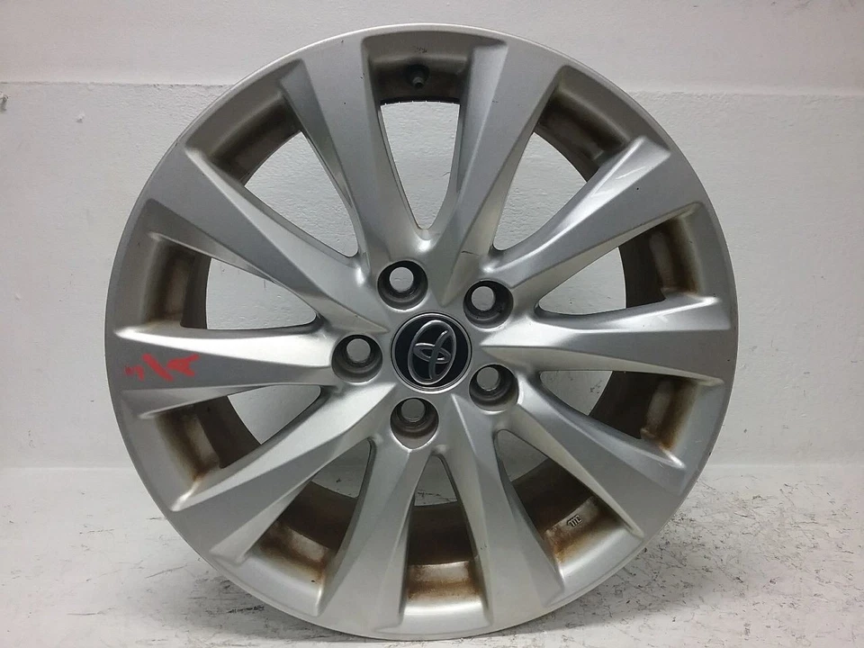 2020 Toyota Camry OEM Rim Wheel 17x7-1/2 Alloy 10 Spoke Grade A Fits 18-20 - Image 3 of 4