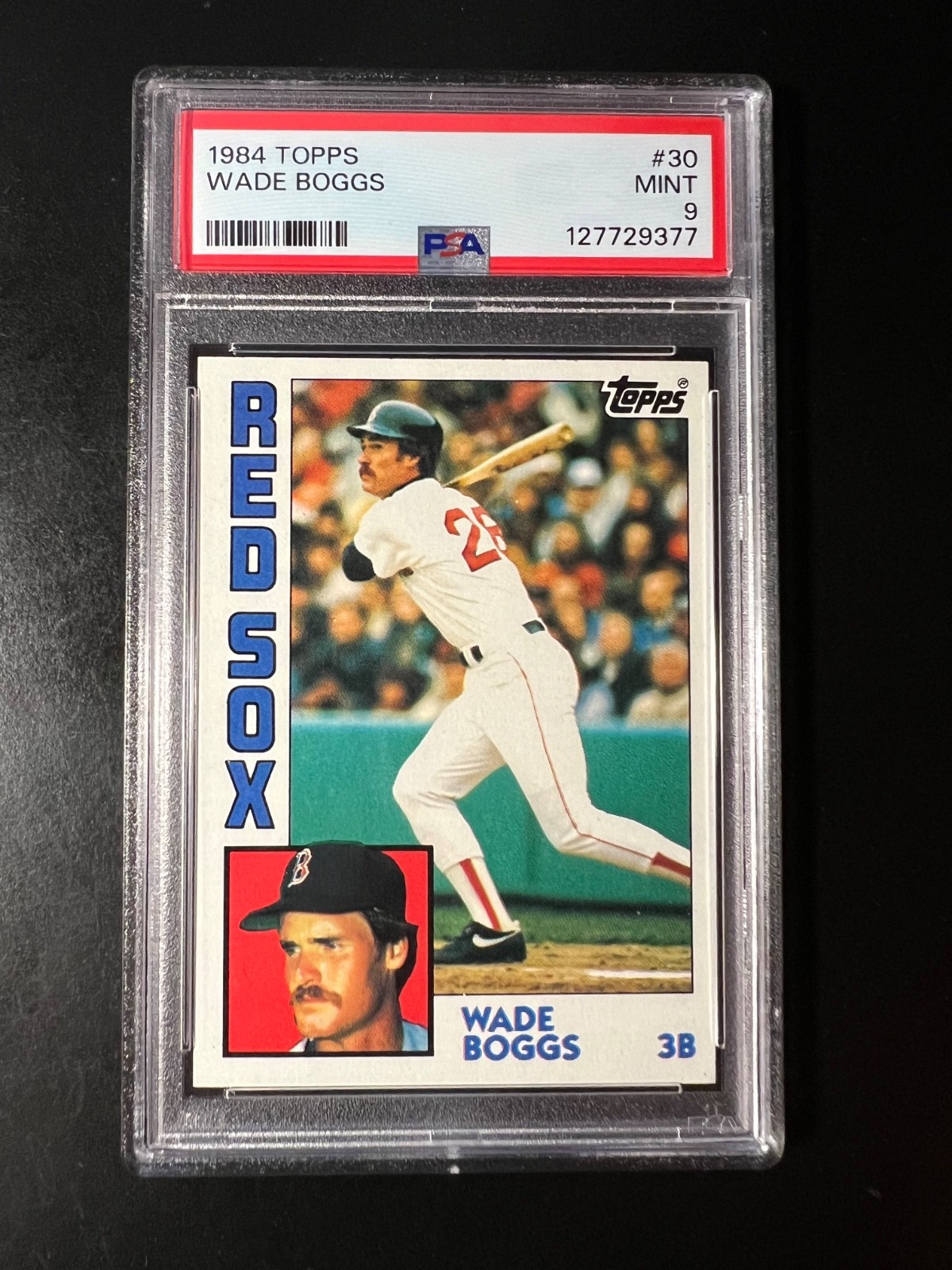 1984 Topps #30 Wade Boggs PSA 9 Red Sox 29377