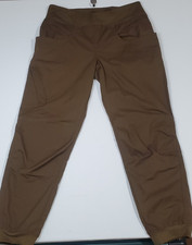 Prana Pants Women's L Kanab in Thundercloud Canvas Ripstop Jogger Zip Pocket