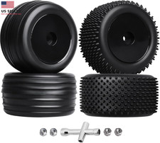 Mounted Rc Tires And Wheels For Losi Mini-t 2.0 Stadium Truck 118 Brushless Bu