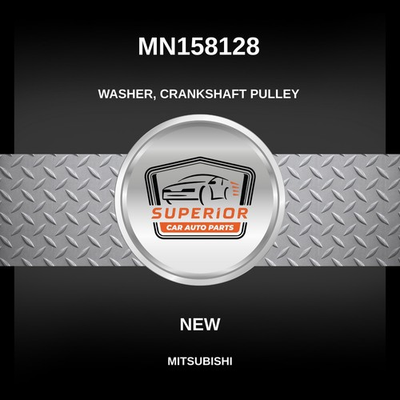 #ad Genuine 2004 2007 Mitsubishi Lancer Washer Crankshaft Pulley MN158128 $39.00