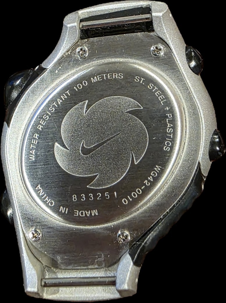 WATCH HEAD ONLY Vintage Nike Triax 250 Lap Digital Watch WG42-0010