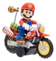 Jakks Pacific Super Mario Galaxy Movie Mario Mit Motorrad 6 Cm