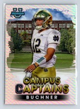 2022 Bowman Chrome Tyler Buchner Campus Captains Refractor Notre Dame 