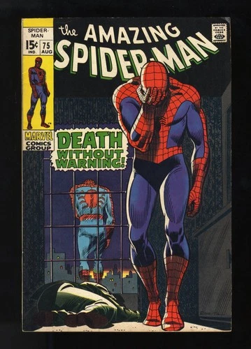 Amazing Spider-Man #75 FN- 5.5 Death of Silvermane! Classic Romita Cover!