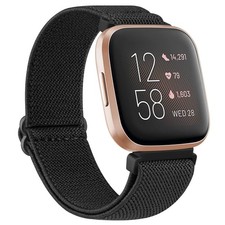 Nylon Fitbit Versa 1 / versa 2 / lite watch strap band replacement buckle sport