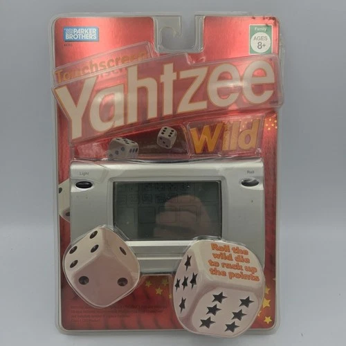 2005 Yahtzee Wild Touchscreen Handheld Game Hasbro 44251 Brand New SEALED RARE