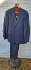 M&S Luxury Navy suit, 100% Wool 42R 34W 31L exellent condition
