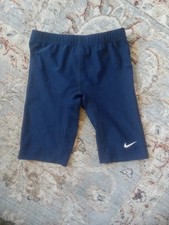 Boys NIKE navy Blue Swim Jammers Size Medium GUC