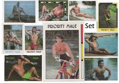 ''MINT 1980s Priority Male Sexy Postcards - Richard Stockton - YOU PICK #01-10''