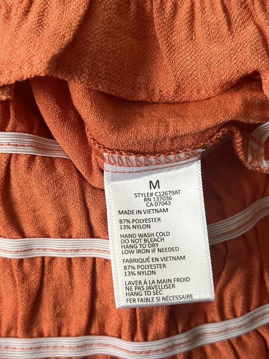 ホットシーズン PAPER CRANE Size Medium Orange Crop Top NWT | eBay