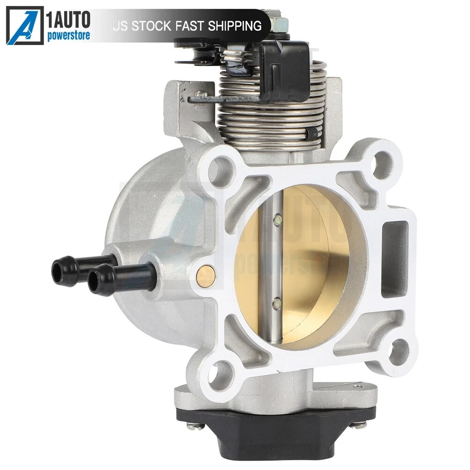 Cuerpo del acelerador apto para Kia Spectra5 2003-2010 Hyundai Tucson Elantra Tiburon 2,0 L Foto 3 de 4