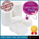 COTTON WOOL FACE PADS ROUND OVAL PLEAT BALLS ROLL PIECE SOFT ABSORBENT MAKEUP