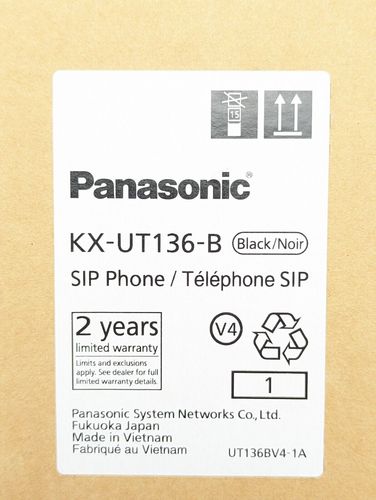 Panasonic KX-UT136-B KX-UT136B VoIP SIP HD Voice Phone PoE Ready Asterisk *NEW* - Picture 2 of 4