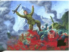 Mars Attacks Invasion Parallel Extra Gore Base Card #45