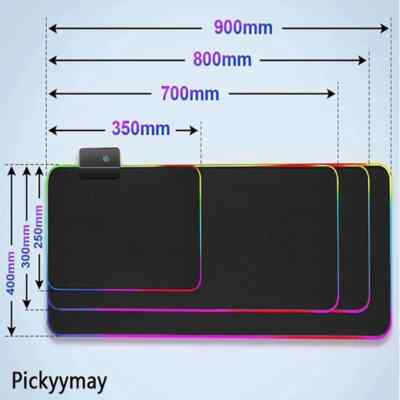 Universe RGB Gaming Mousepad Space Mouse Mats LED Large Gamer