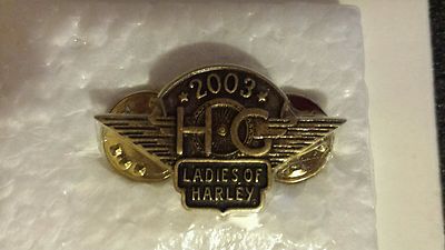 HARLEY OWNERS GROUP HOG LADIES Of HARLEY 2003 PIN   NEW