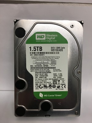 ★☆Western WD15EADS 1.5TB SATA 3.5 HDD　正常表示☆★