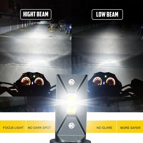 LED Headlight Bulbs High/Low Beam H7 For 2008-2017 Mercedes-Benz C300 White - Picture 13 of 16