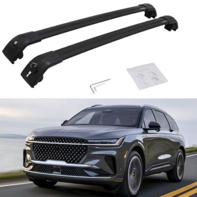 Lockable Roof Rail Rack Cross Bar Crossbar For Lincoln Nautilus CDX707 2023 2024
