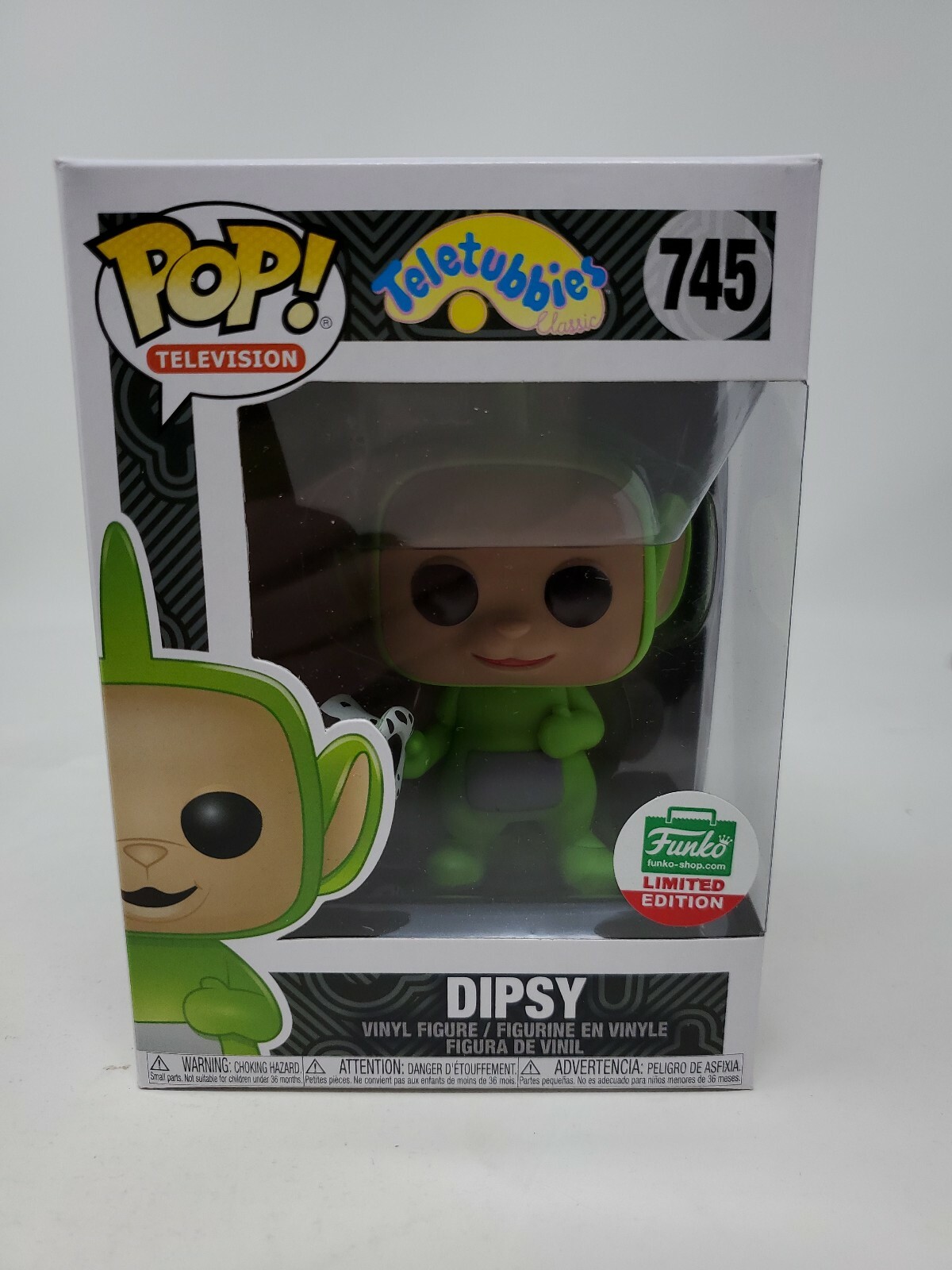 Dipsy # 745 Teletubbies Classic Funko Exclusive Le Pop Vinyl Figure By Funko