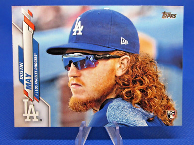2020 TOPPS SERIES 1 #235 DUSTIN MAY SHORT PRINT SP VARIATION LA DODGERS ROOKIE