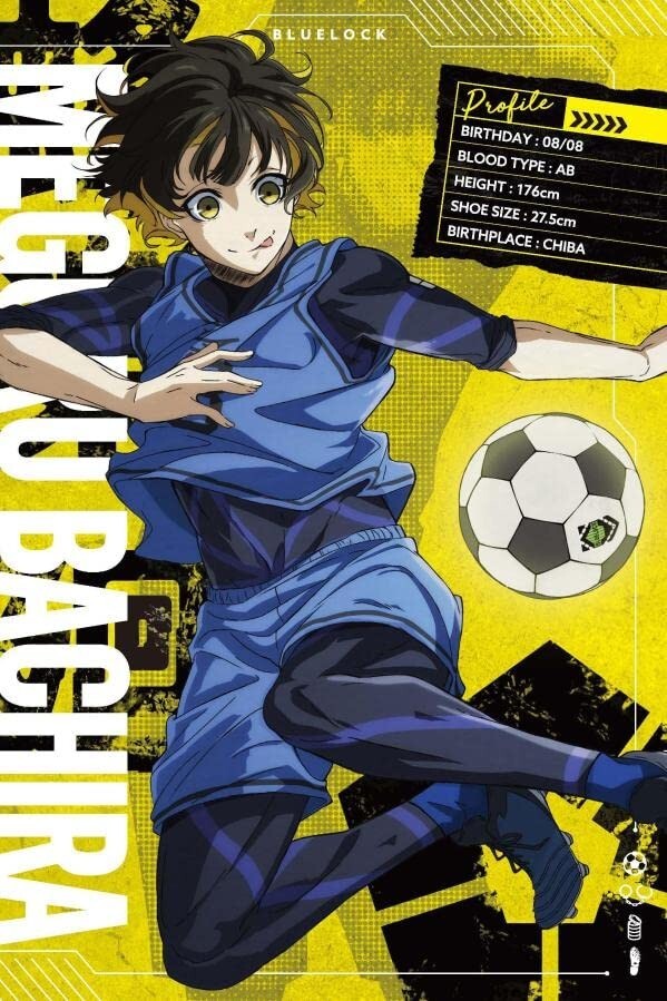 TV Anime Blue Lock Postcard Book Japanese Art Shonen Soccer Comic