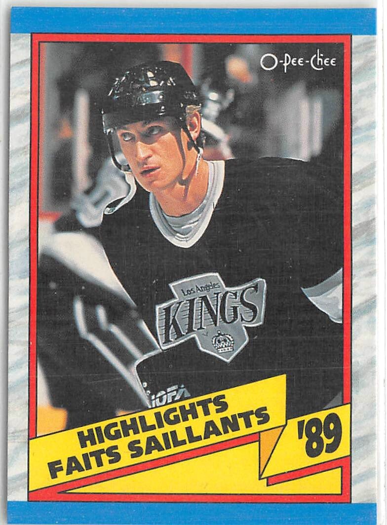 1989-90 O-Pee-Chee #325 Wayne Gretzky HL  **  NM  **