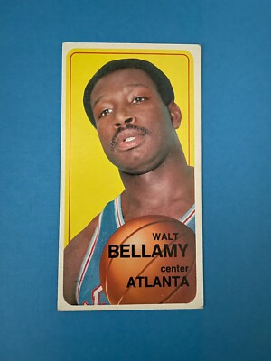 1970-71  WALT BELLAMY - Topps ''Tall Boy'' # 18 - ATLANTA HAWKS-low grade filler