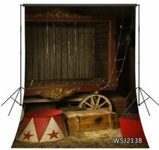 Vintage Circus Backdrop Carnival Party Background for Photographer Studio Props