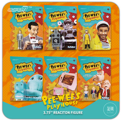 Super7 Pee-wee's Playhouse Action Figure Toy Statue Figurine Model Collectible