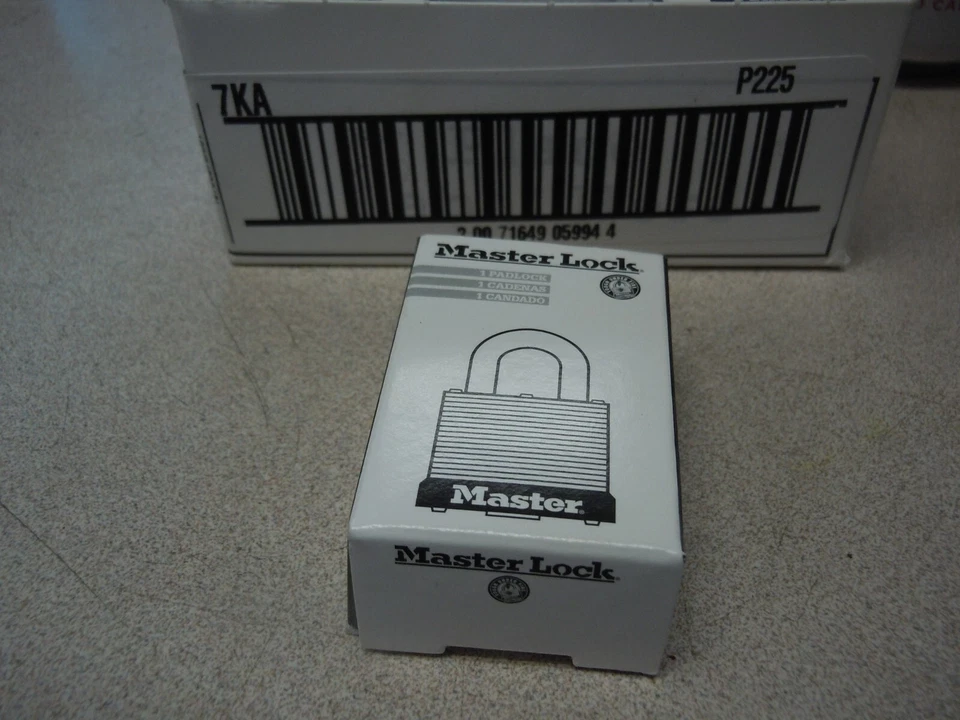 Master Lock 7Ka Padlock, Keyed Alike, Standard Shackle, Rectangular Steel Body, - Image 3 of 3