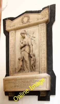 Photo 6x4 St John the Evangelist, Pemberton Gardens - Wall monument Camde c2013