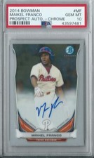 2014 Bowman Chrome Auto Prospects - Maikel Franco RC 