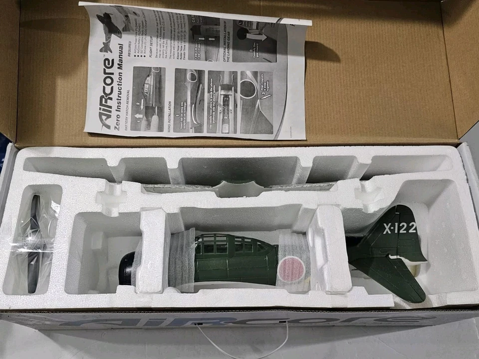 Flyzone Aircore Zero Green FLZA3909 Radio Control NEW IN THE BOX NOS - Image 2 of 4