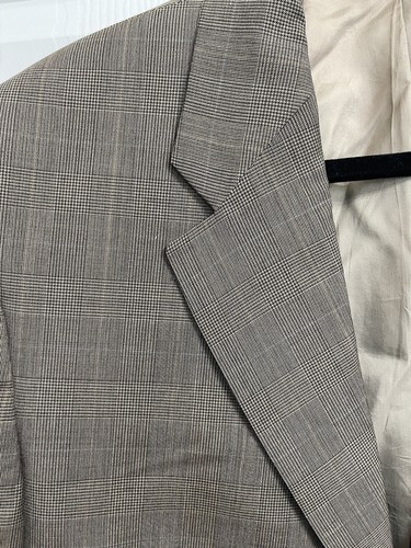 Ralph Lauren Chaps Sport Mantel 44R Wolle Kaschmir Braun Anzug Jacke Blazer Vintage - Bild 2 von 8