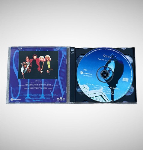 Styx Return to Paradise CD CMC International 1997 OOP HTF 2-Disc Set Clean - Foto 3 di 4