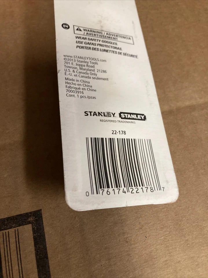 Stanley 6" Round Single Cut Bastard File - New In box - 22-307 2 Pack - Image 3 of 3